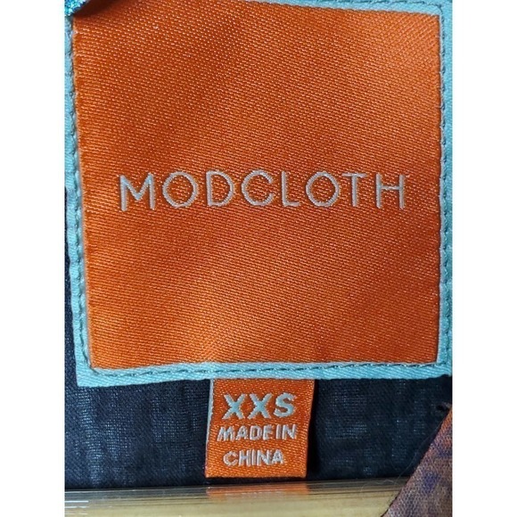 Modcloth Certifiably Sweet Cotton Dress in Trees Pink Size XXS - Picture 9 of 15